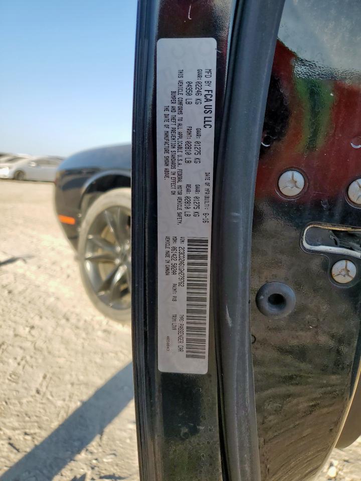 2016 Dodge Challenger Sxt VIN: 2C3CDZAG1GH279762 Lot: 91725355