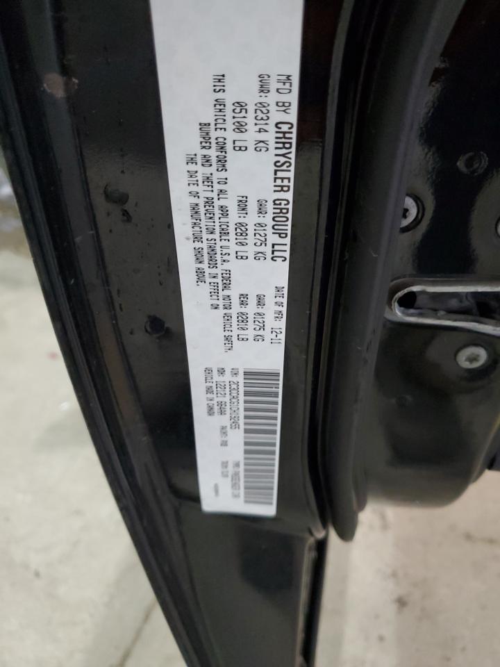 2012 Chrysler 300 Limited VIN: 2C3CCACG1CH192455 Lot: 93105265