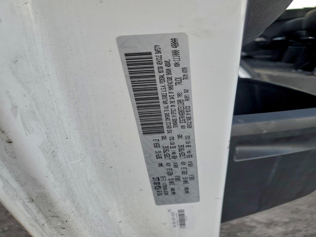 2019 Ram Promaster 1500 1500 Standard VIN: 3C6TRVAG8KE511209 Lot: 92898085