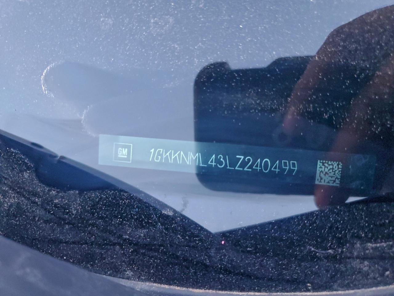 2020 GMC Acadia Slt VIN: 1GKKNML43LZ240499 Lot: 93728535