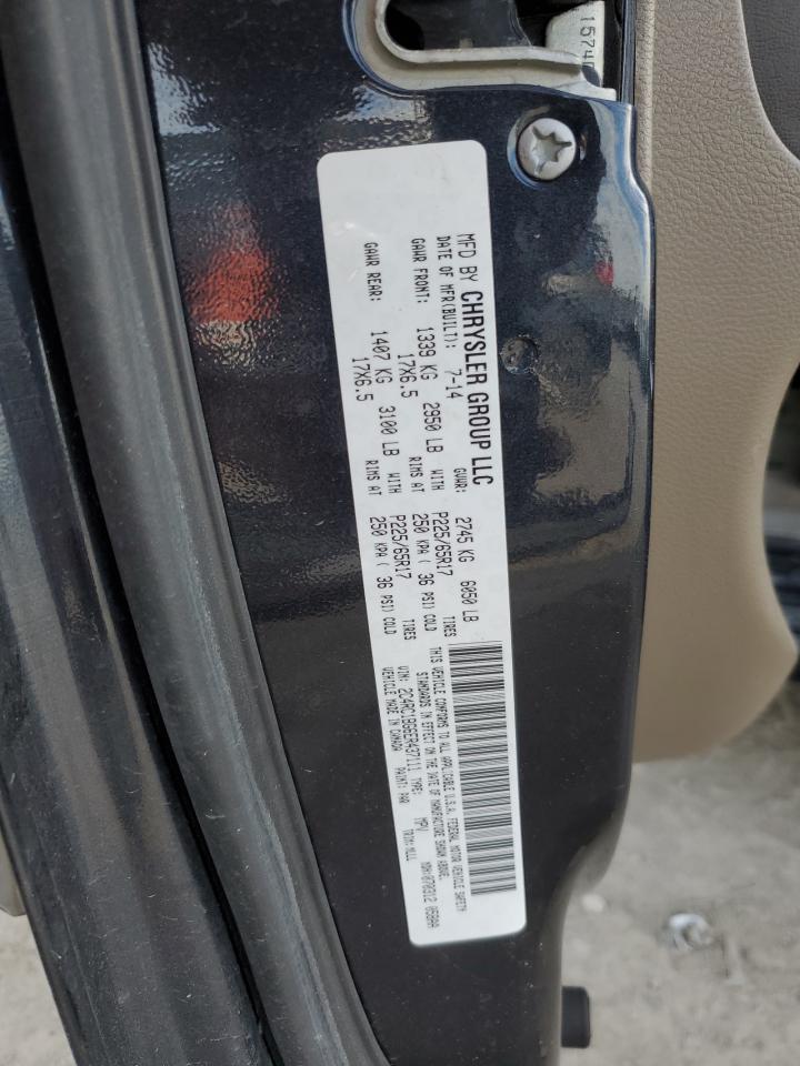 2014 Chrysler Town & Country Touring VIN: 2C4RC1BG6ER437111 Lot: 91234225