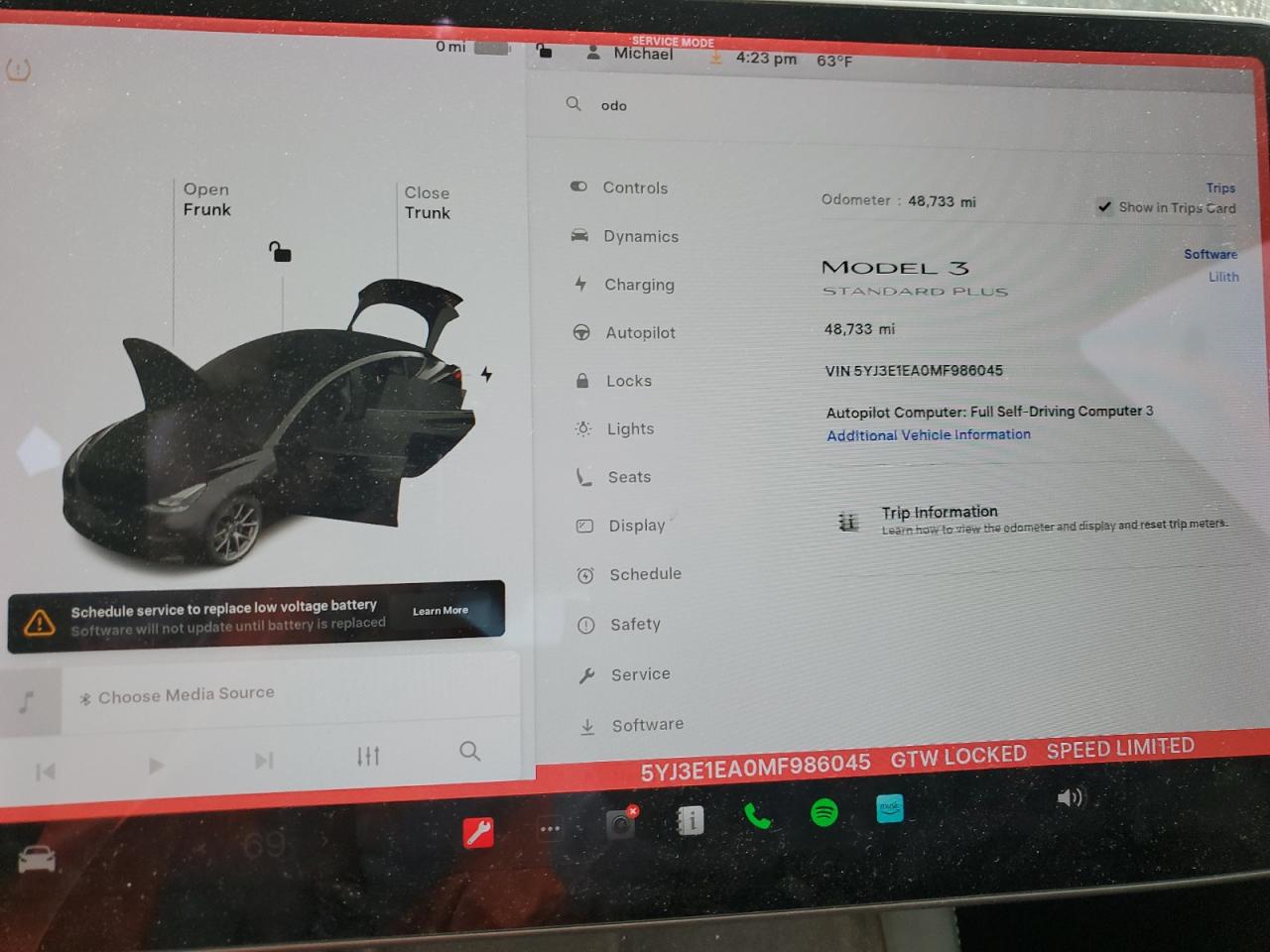 2021 Tesla Model 3 VIN: 5YJ3E1EA0MF986045 Lot: 92935625