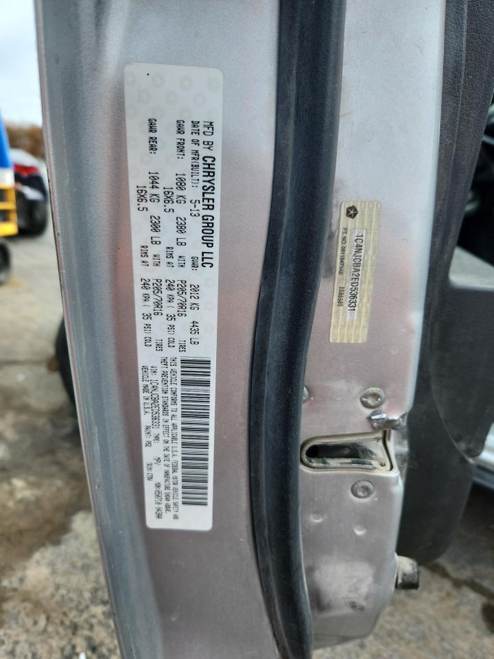 2014 Jeep Compass Sport VIN: 1C4NJCBA2ED536331 Lot: 92803125