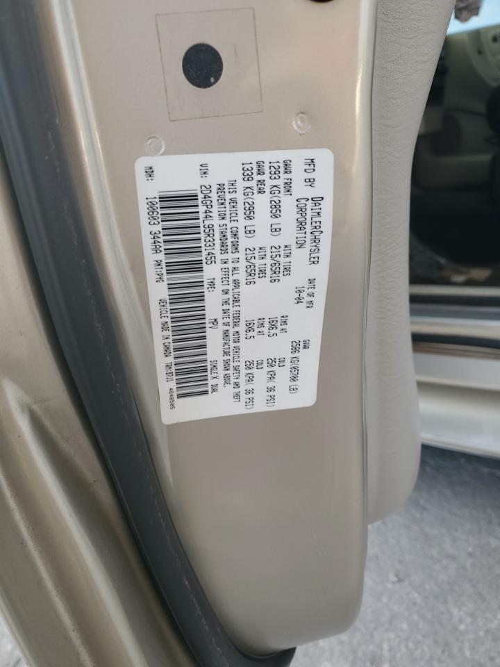 2005 Dodge Grand Caravan Sxt VIN: 2D4GP44L95R331455 Lot: 92017705