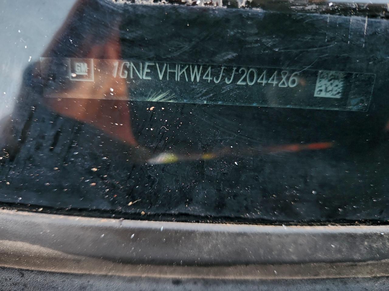 2018 Chevrolet Traverse Lt VIN: 1GNEVHKW4JJ204486 Lot: 94309845