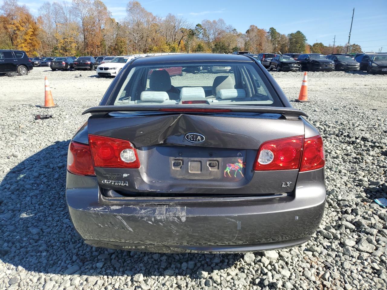 2008 Kia Optima Lx VIN: KNAGE123X85235045 Lot: 91001425