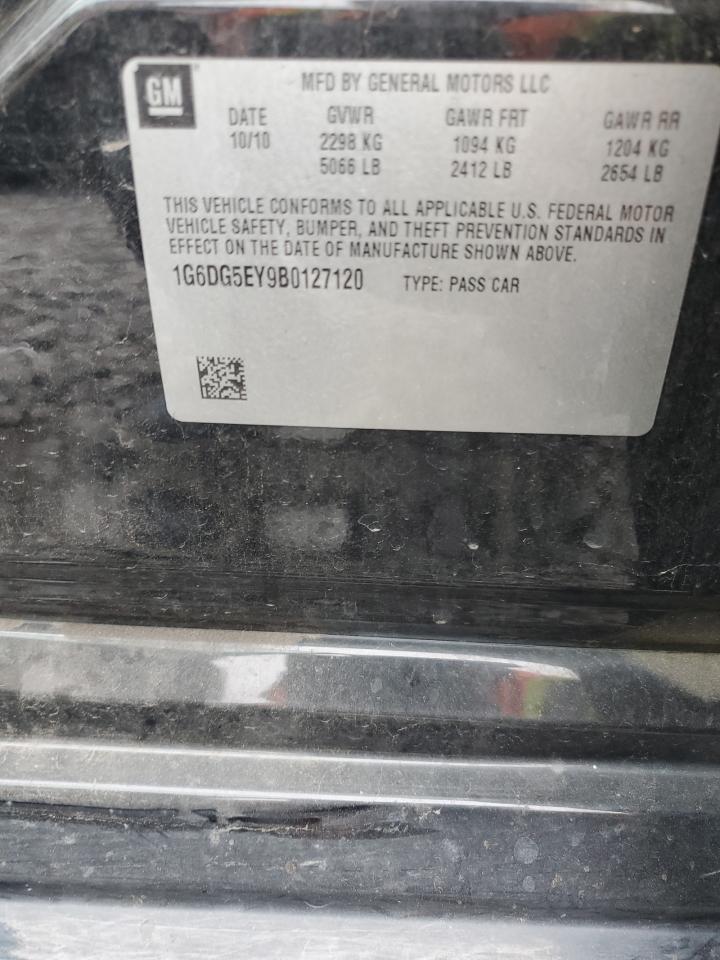 2011 Cadillac Cts Luxury Collection VIN: 1G6DG5EY9B0127120 Lot: 86893505