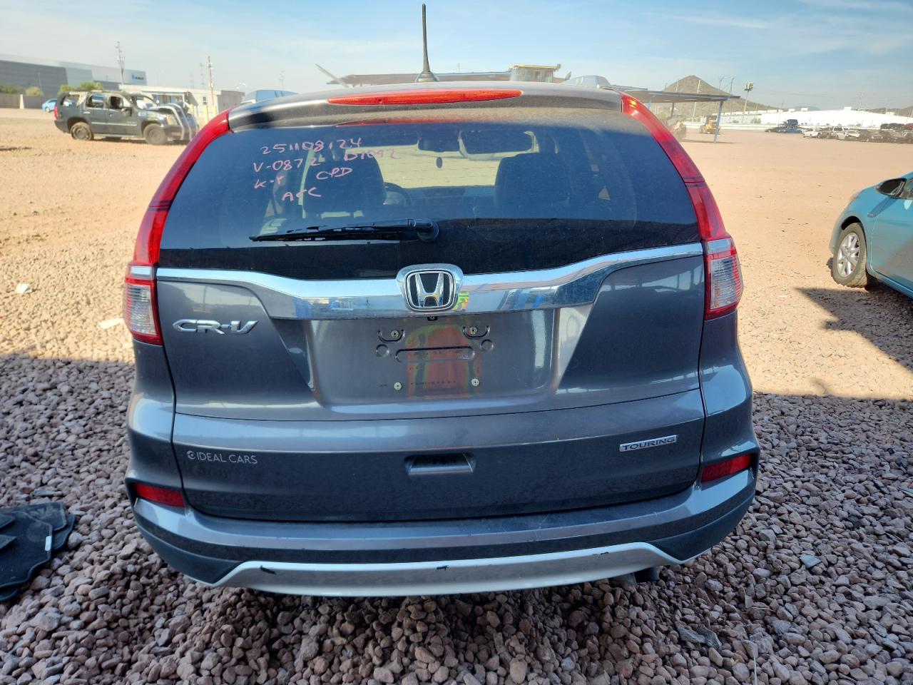 2015 Honda Cr-V Touring VIN: 5J6RM3H9XFL020872 Lot: 92527985