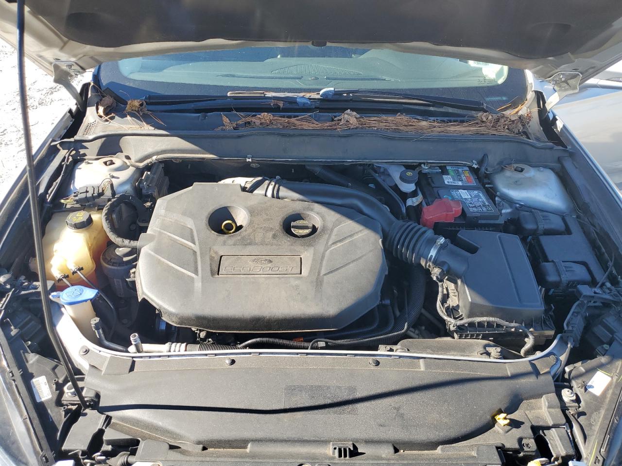 2014 Ford Fusion Titanium VIN: 3FA6P0K92ER384975 Lot: 91339855