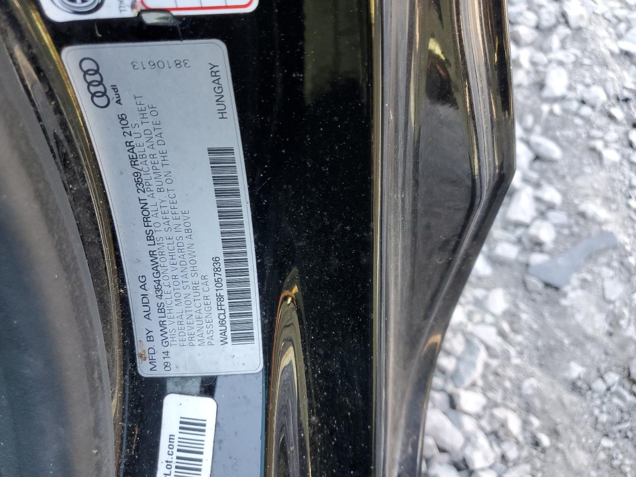 2015 Audi A3 Premium VIN: WAU6CLFF8F1057836 Lot: 92827065