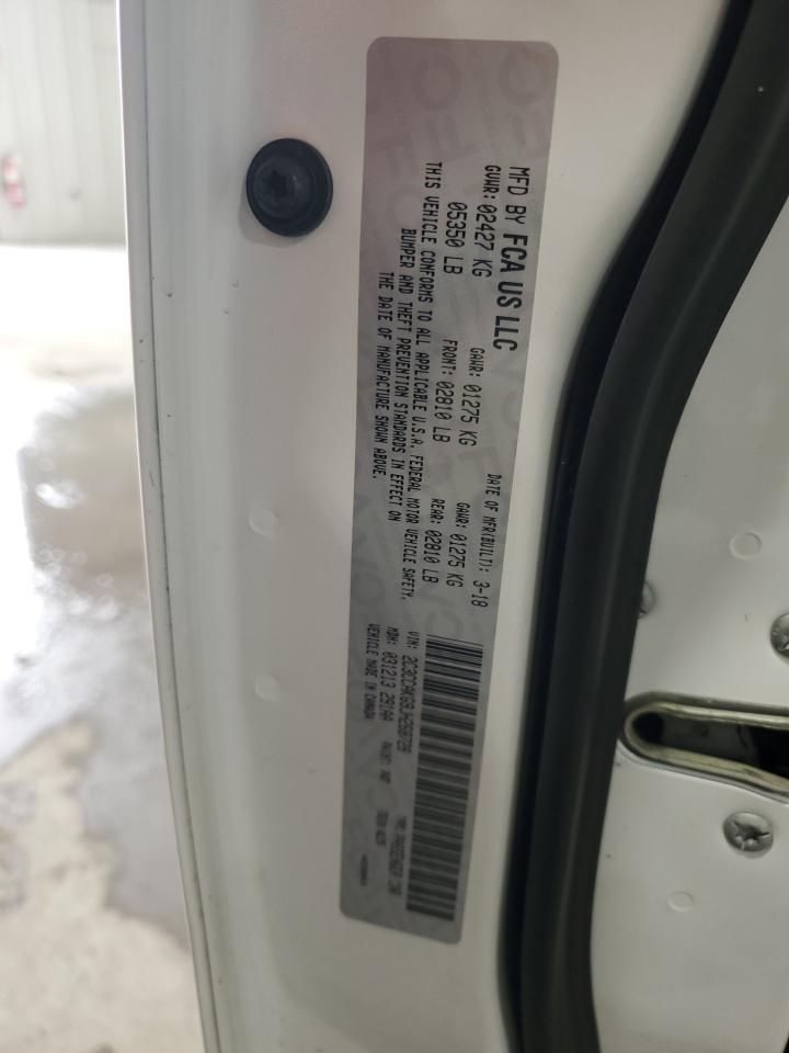 2018 Chrysler 300 Limited VIN: 2C3CCAKG9JH268728 Lot: 91855605