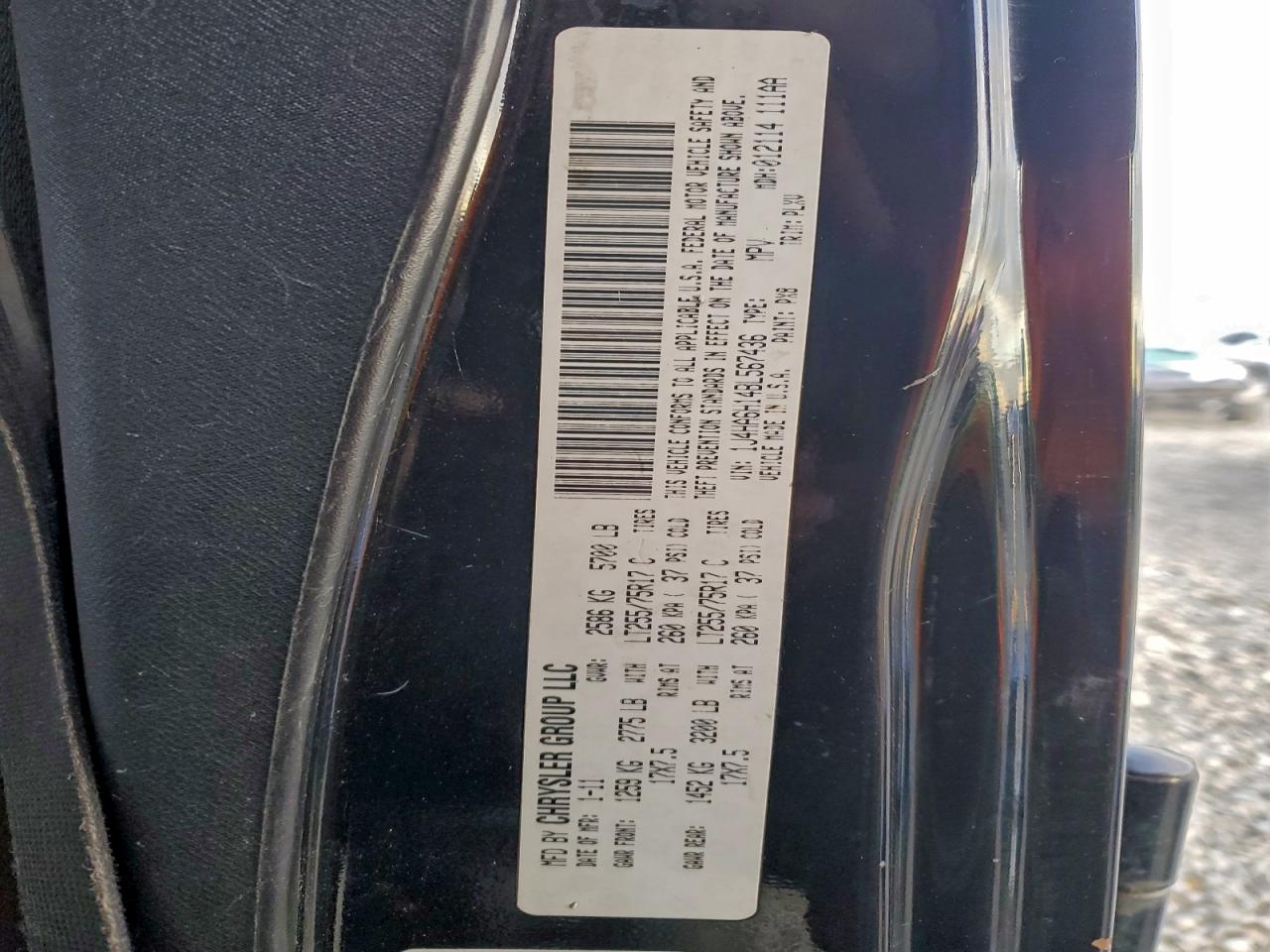 2011 Jeep Wrangler Unlimited Rubicon VIN: 1J4HA6H14BL567436 Lot: 93752165