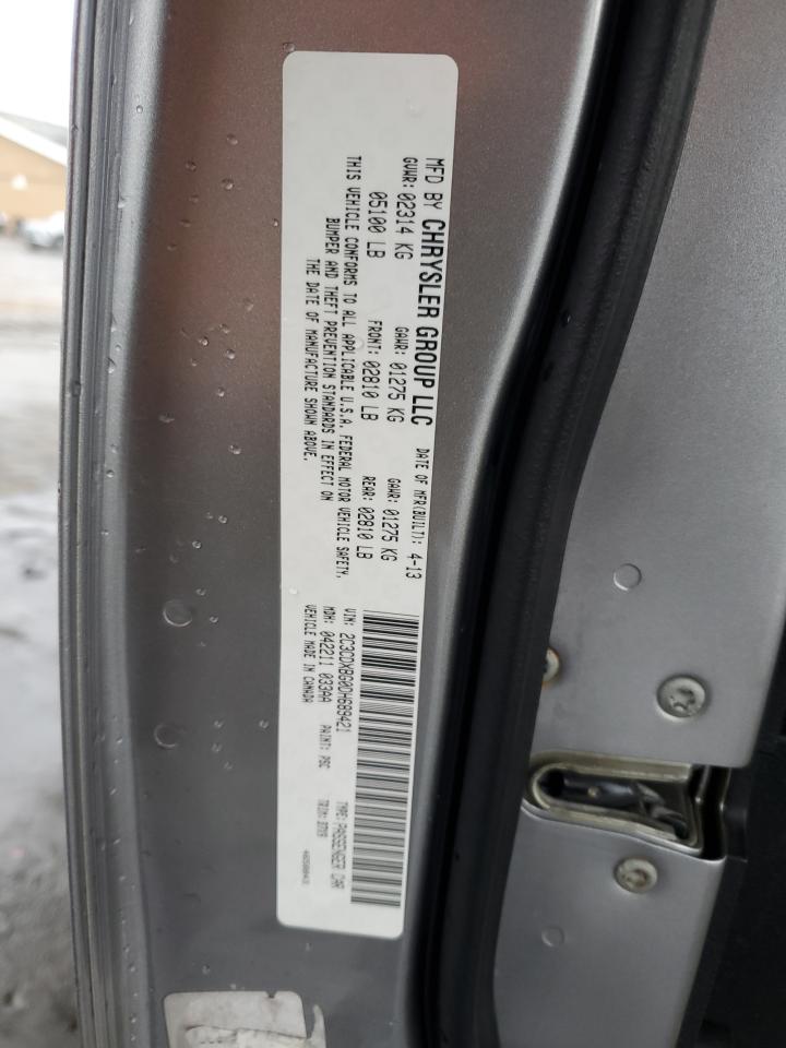 2013 Dodge Charger Se VIN: 2C3CDXBG0DH689421 Lot: 92720895