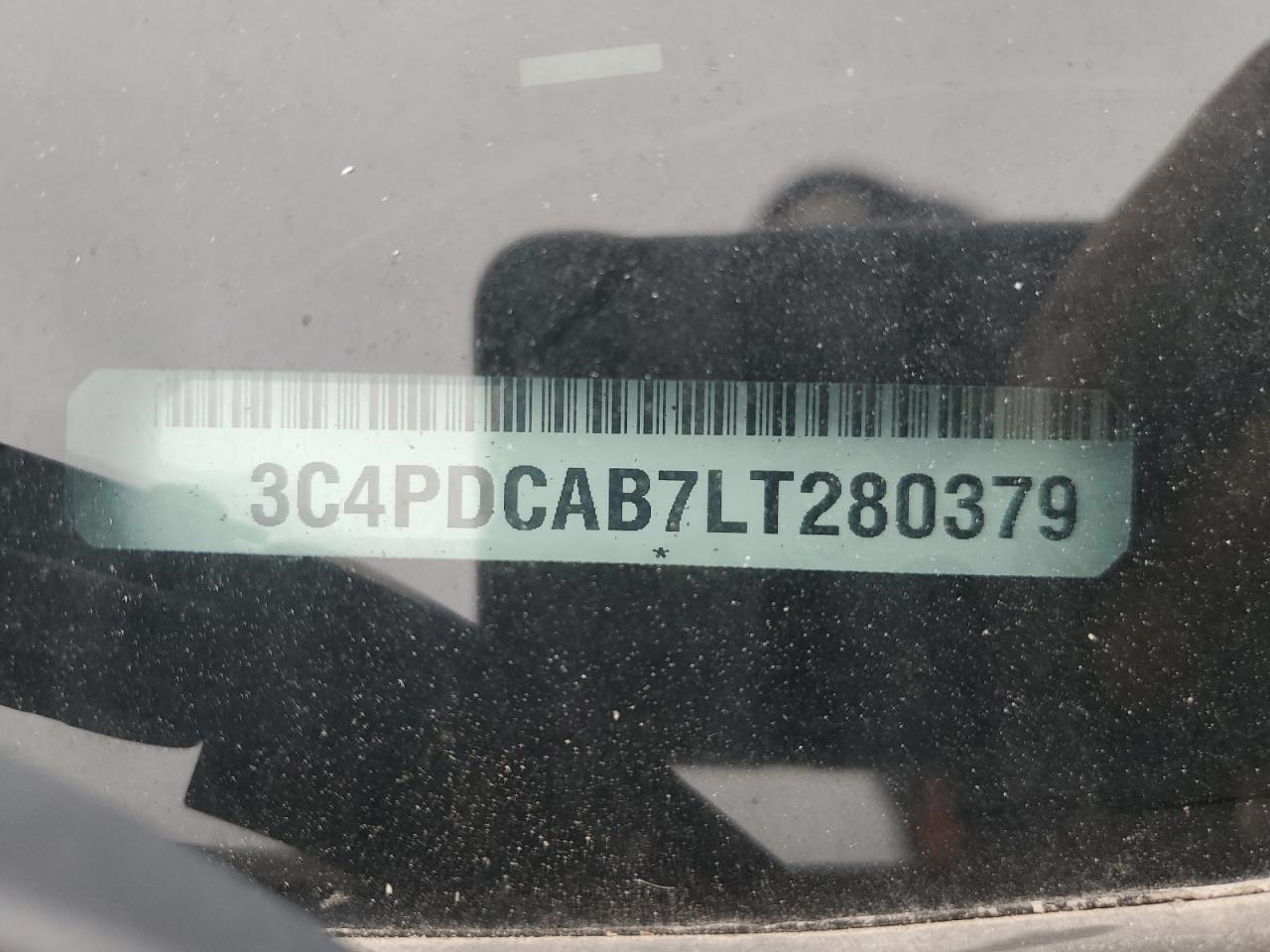 2020 Dodge Journey Se VIN: 3C4PDCAB7LT280379 Lot: 93951285