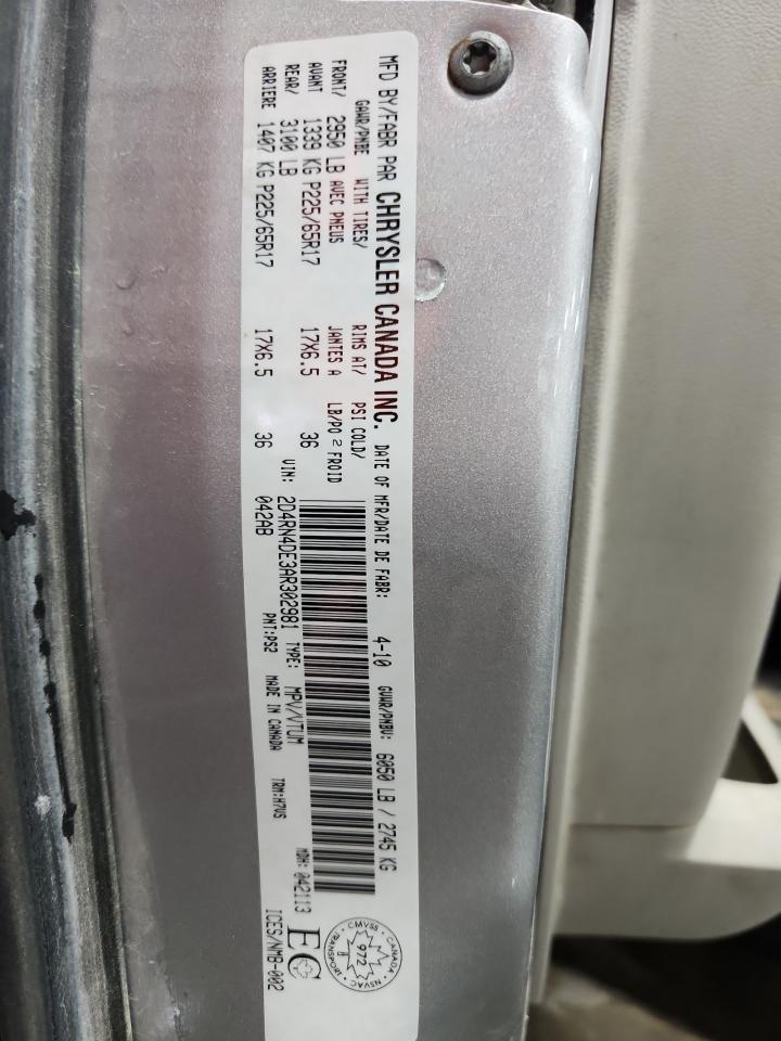 2010 Dodge Grand Caravan Se VIN: 2D4RN4DE3AR302981 Lot: 91194595