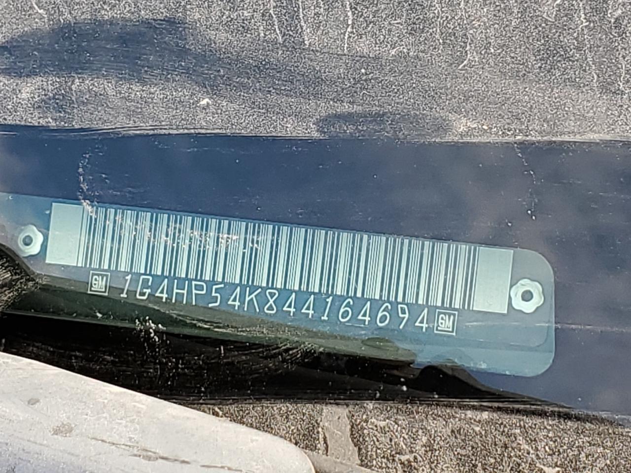 2004 Buick Lesabre Custom VIN: 1G4HP54K844164694 Lot: 92359985