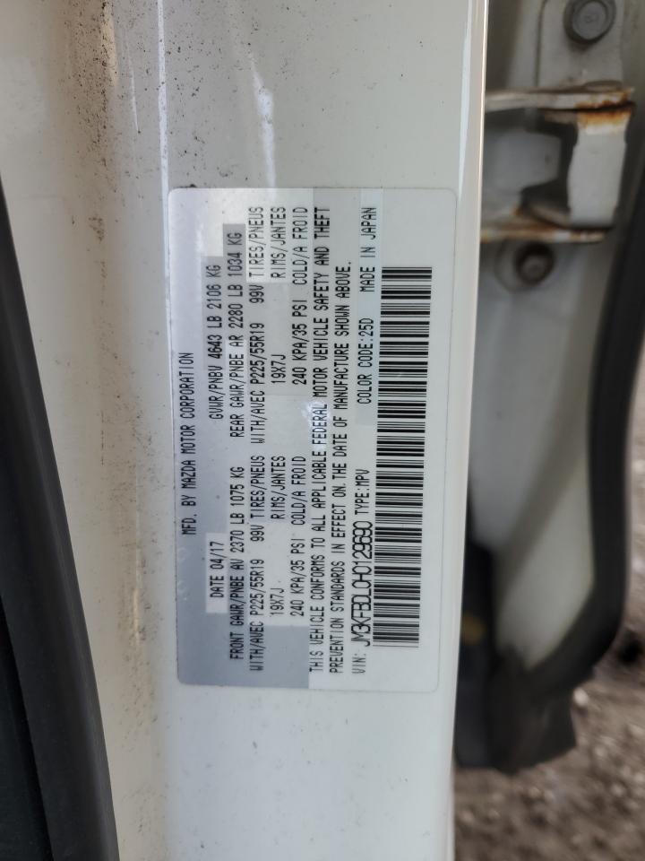 2017 Mazda Cx-5 Grand Touring VIN: JM3KFBDL0H0129690 Lot: 91924725