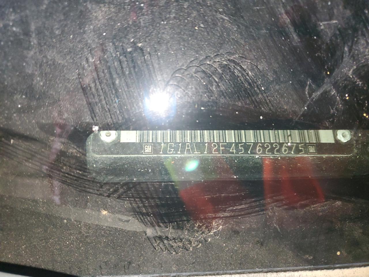 2005 Chevrolet Cobalt Ls VIN: 1G1AL12F457622675 Lot: 91640485