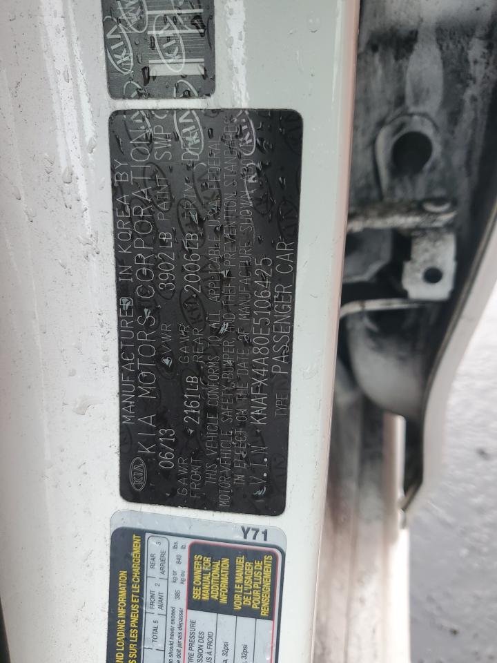 2014 Kia Forte Ex VIN: KNAFX4A80E5106425 Lot: 92722335