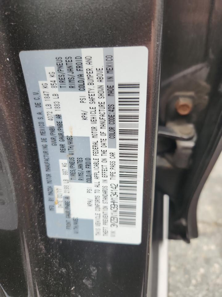 2017 Mazda 3 Grand Touring VIN: 3MZBN1W39HM134142 Lot: 90507555