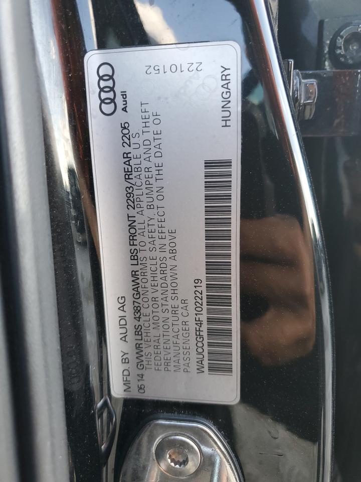 2015 Audi A3 Premium Plus VIN: WAUCCGFF4F1022219 Lot: 93193925