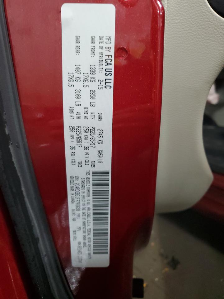 2015 Dodge Grand Caravan Se VIN: 2C4RDGBG1FR703698 Lot: 92820965