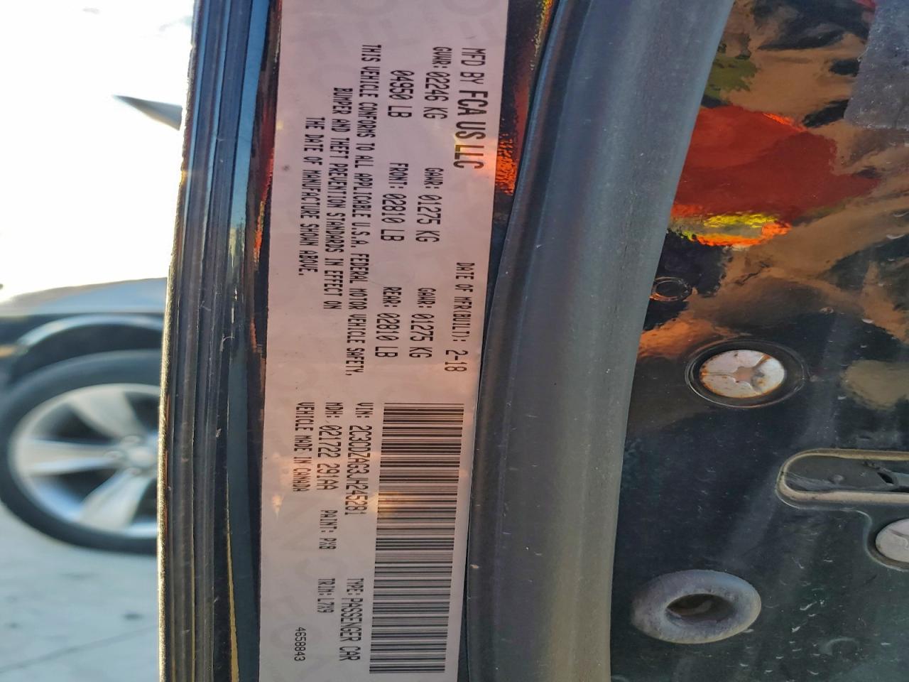 2018 Dodge Challenger Sxt VIN: 2C3CDZAG3JH245281 Lot: 94550895