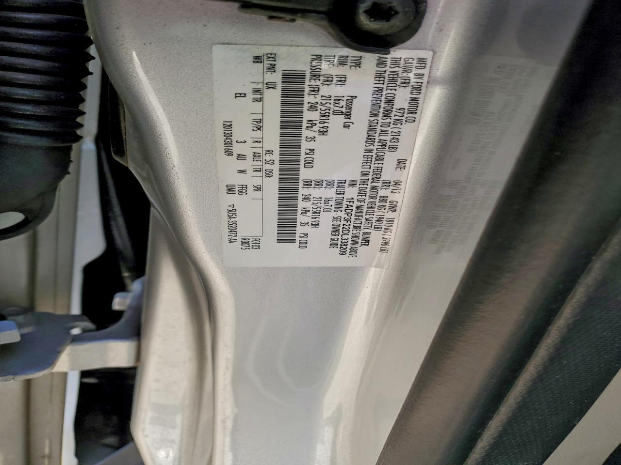 2013 Ford Focus Se VIN: 1FADP3F22DL338209 Lot: 93993295