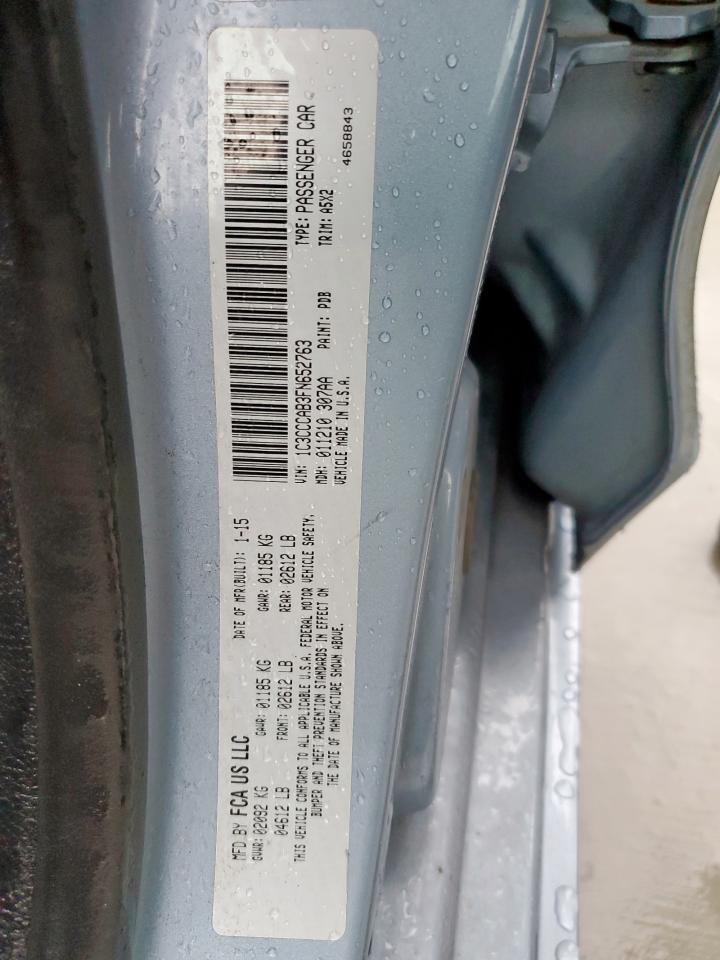 2015 Chrysler 200 Limited VIN: 1C3CCCAB3FN652763 Lot: 93517885