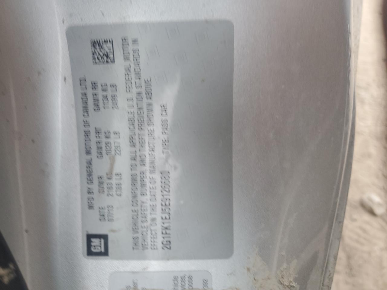 2014 Chevrolet Camaro 2Ss VIN: 2G1FK1EJ5E9126680 Lot: 93103685