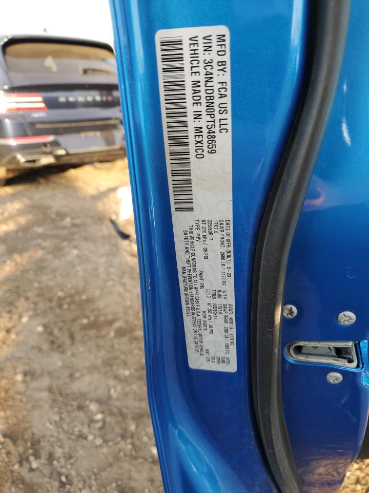 2023 Jeep Compass Latitude VIN: 3C4NJDBN0PT548659 Lot: 91225995