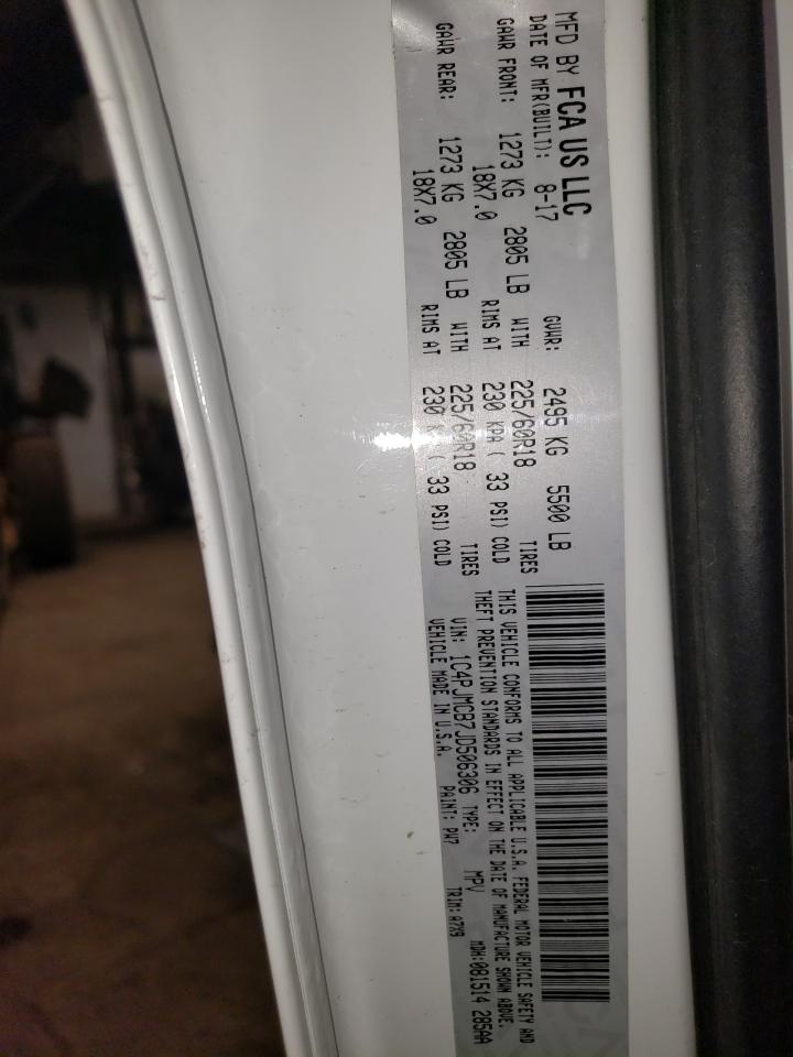 2018 Jeep Cherokee Latitude VIN: 1C4PJMCB7JD506306 Lot: 91300785