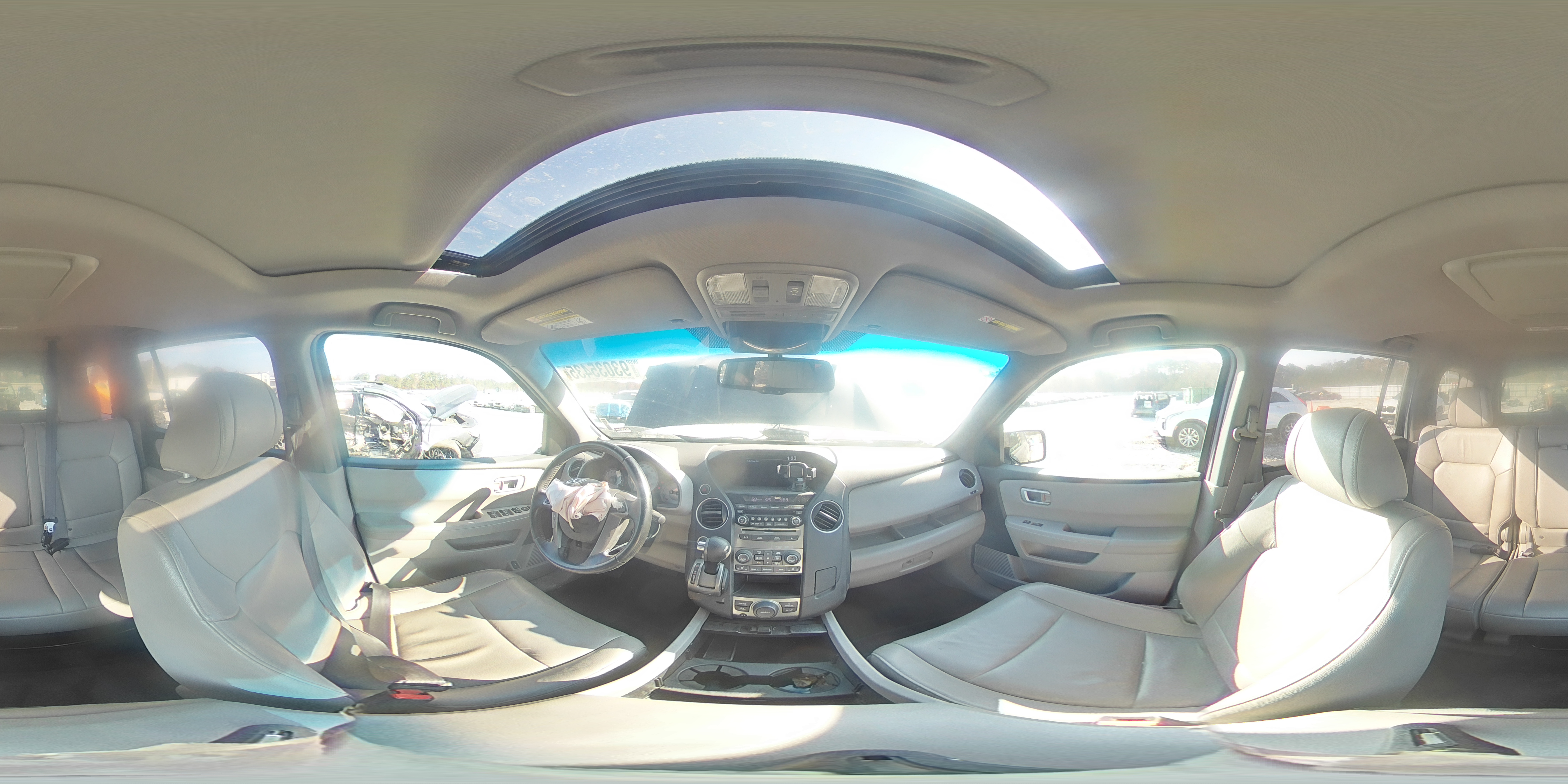 2012 Honda Pilot Exl VIN: 5FNYF4H67CB045928 Lot: 93035435