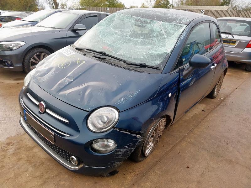 2018 FIAT 500 1.2 LOUNGE 3DR for sale at Copart SANDY