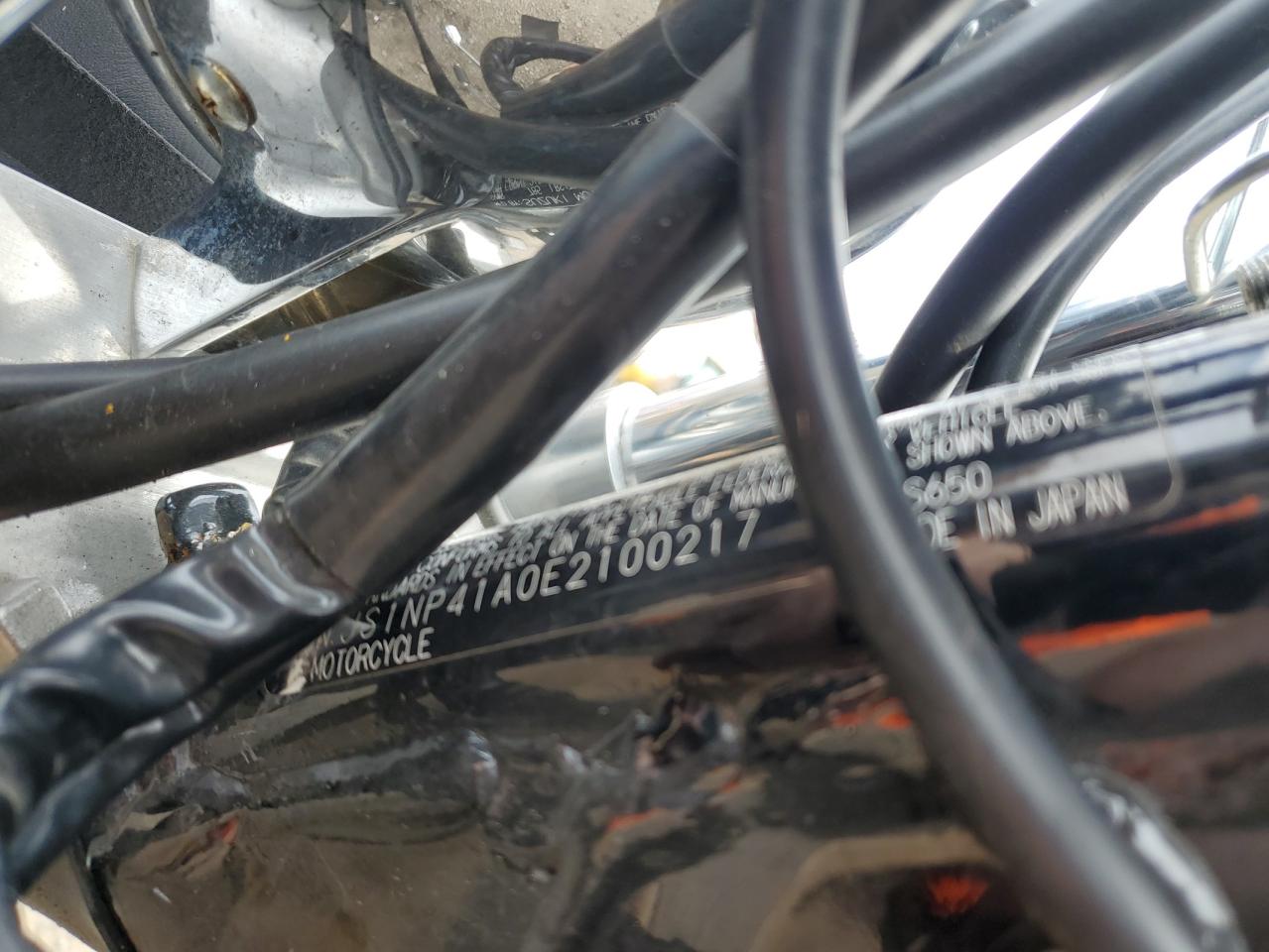 2014 Suzuki Ls650 VIN: JS1NP41A0E2100217 Lot: 91165235