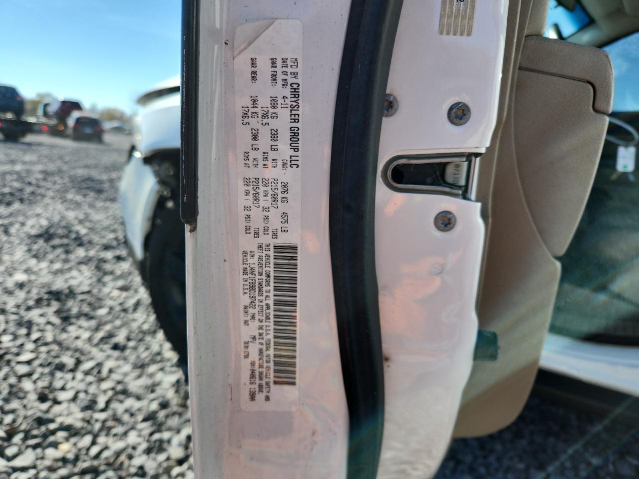 2011 Jeep Compass Sport VIN: 1J4NF1FB9BD197422 Lot: 91655375