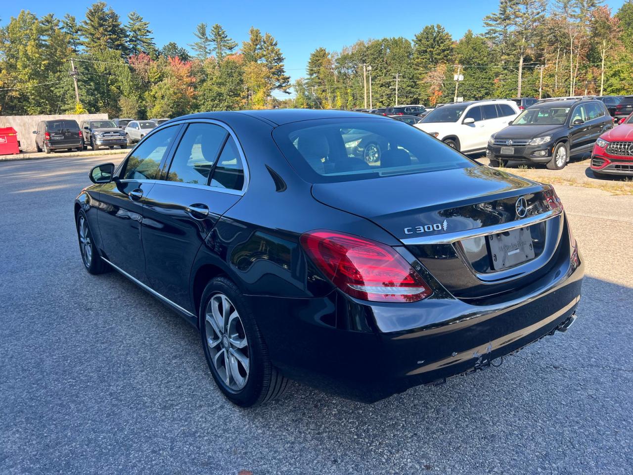 2017 Mercedes-Benz C 300 4Matic black  gas 55SWF4KB6HU180997 photo #4