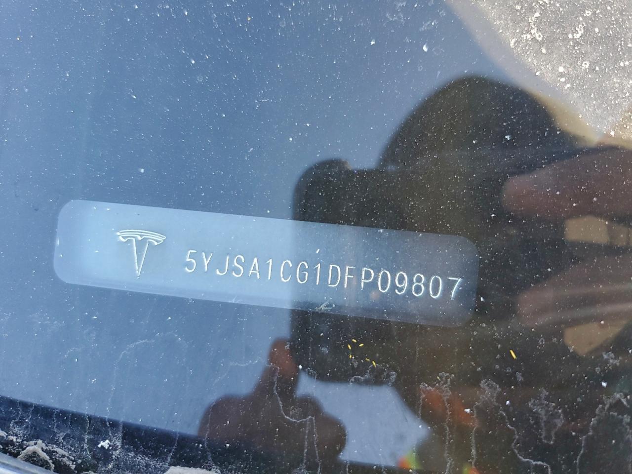 2013 Tesla Model S VIN: 5YJSA1CG1DFP09807 Lot: 93976155