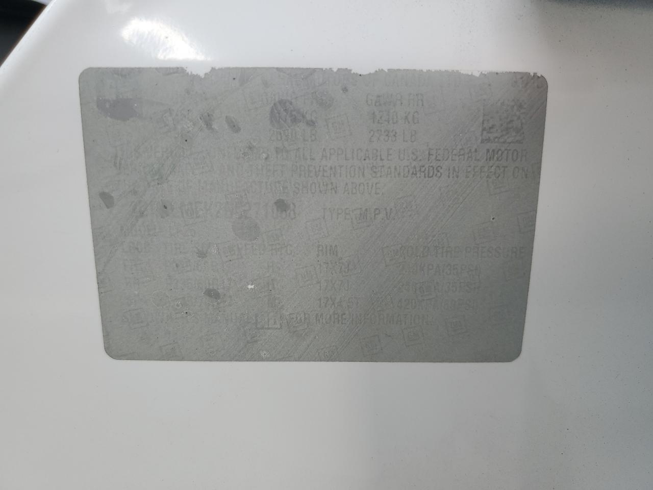 2013 GMC Terrain Sle VIN: 2GKALMEK2D6271088 Lot: 91126105