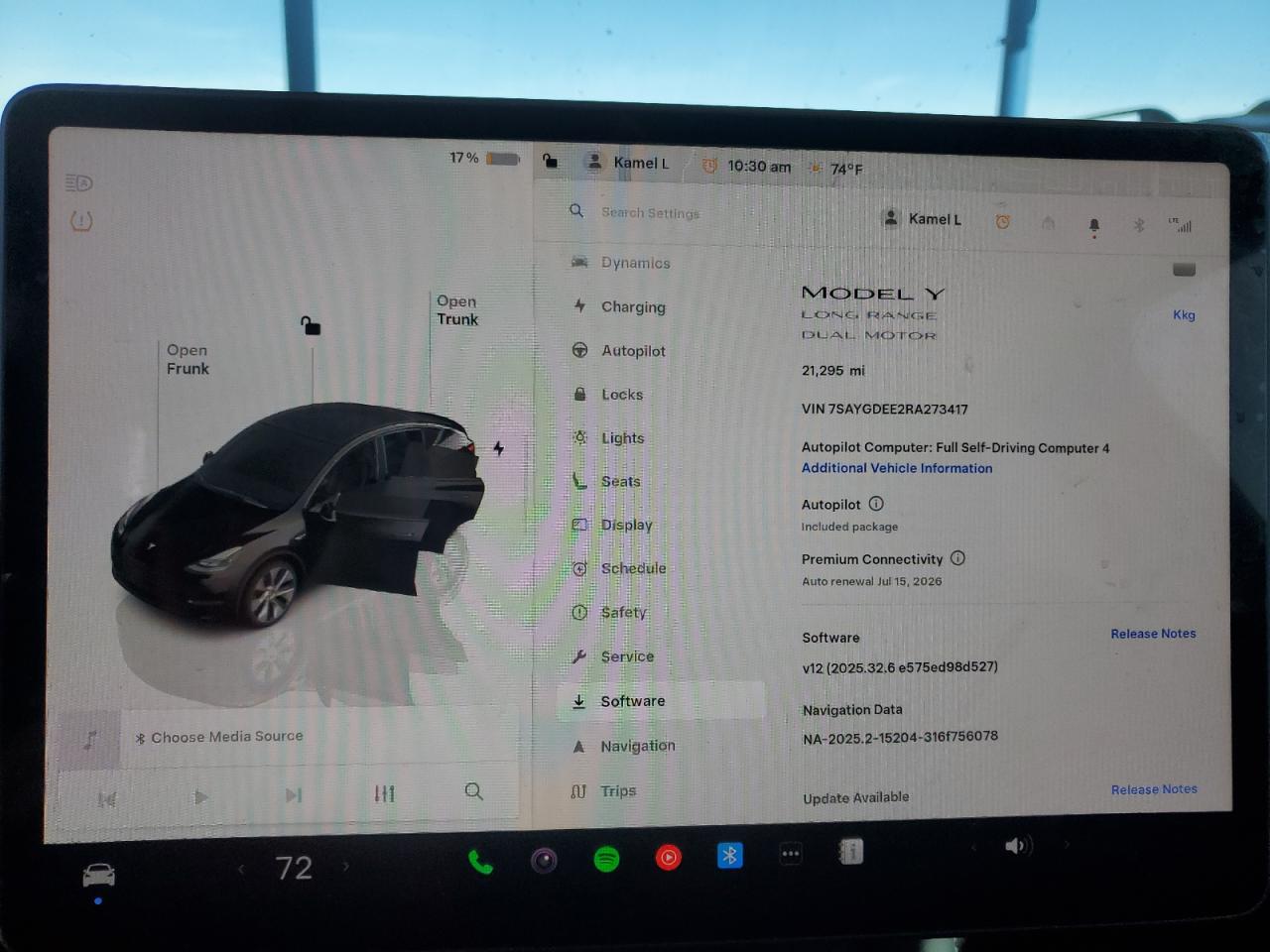 2024 Tesla Model Y VIN: 7SAYGDEE2RA273417 Lot: 91127965