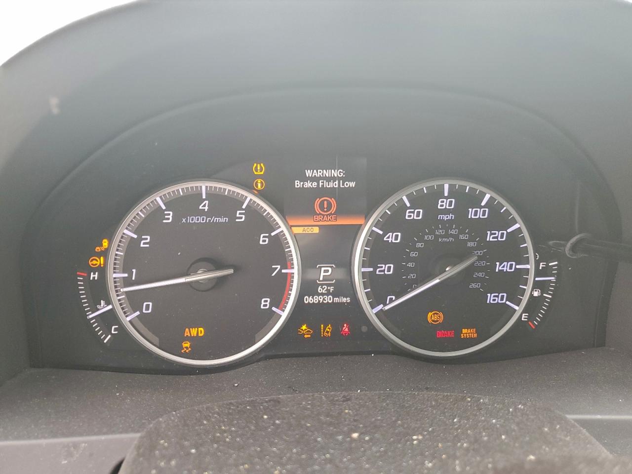 2018 Acura Rdx Advance VIN: 5J8TB4H71JL017276 Lot: 92704575