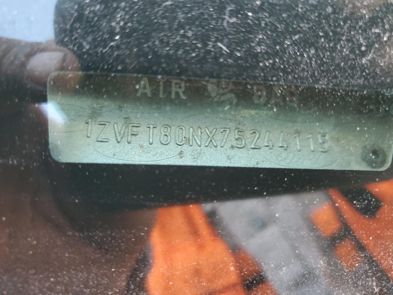 2007 Ford Mustang VIN: 1ZVFT80NX75244115 Lot: 92420495