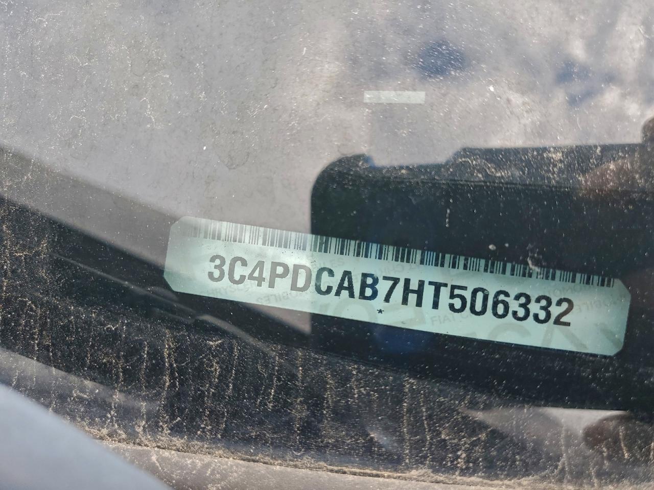 2017 Dodge Journey Se VIN: 3C4PDCAB7HT506332 Lot: 93833665