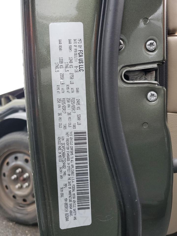 2017 Dodge Journey Se VIN: 3C4PDCAB0HT524462 Lot: 92451315