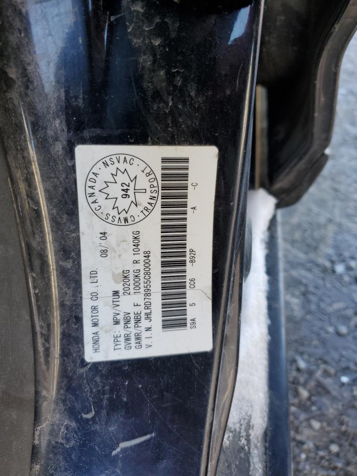 2005 Honda Cr-V Se VIN: JHLRD78955C800048 Lot: 93029405