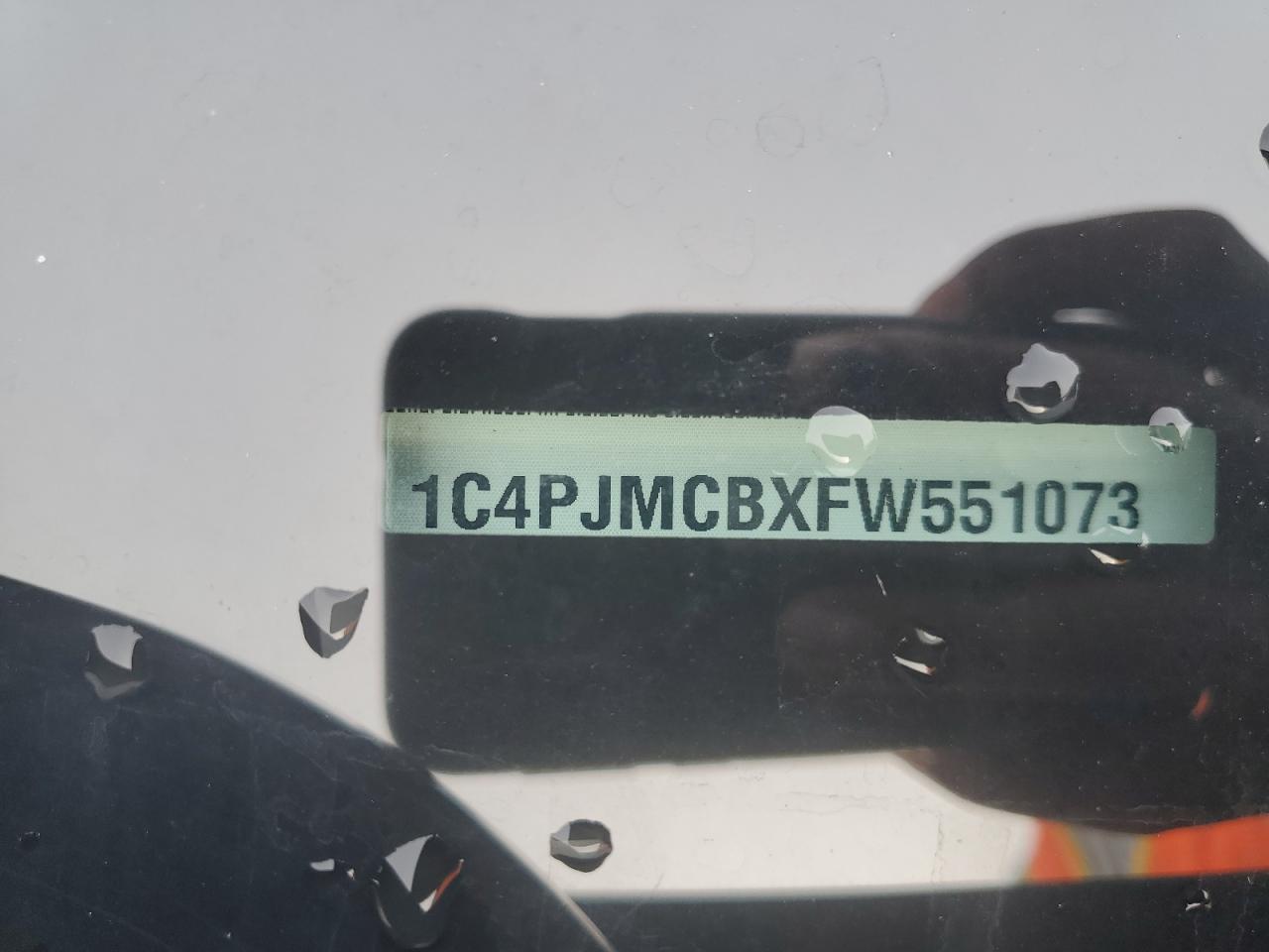 2015 Jeep Cherokee Latitude VIN: 1C4PJMCBXFW551073 Lot: 93643645