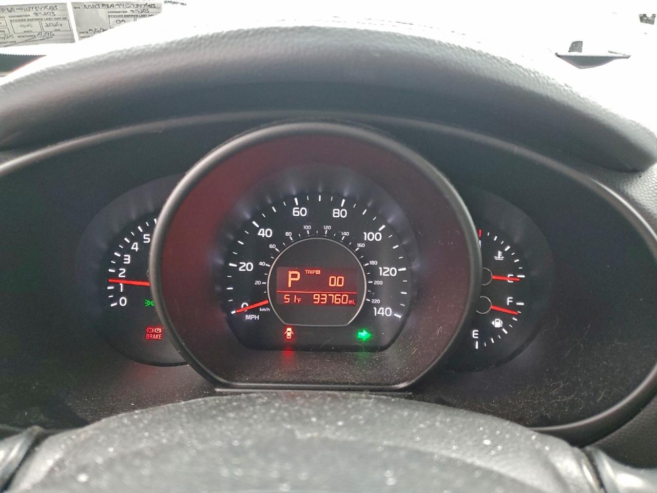 2016 Kia Soul + VIN: KNDJP3A54G7347683 Lot: 94173545