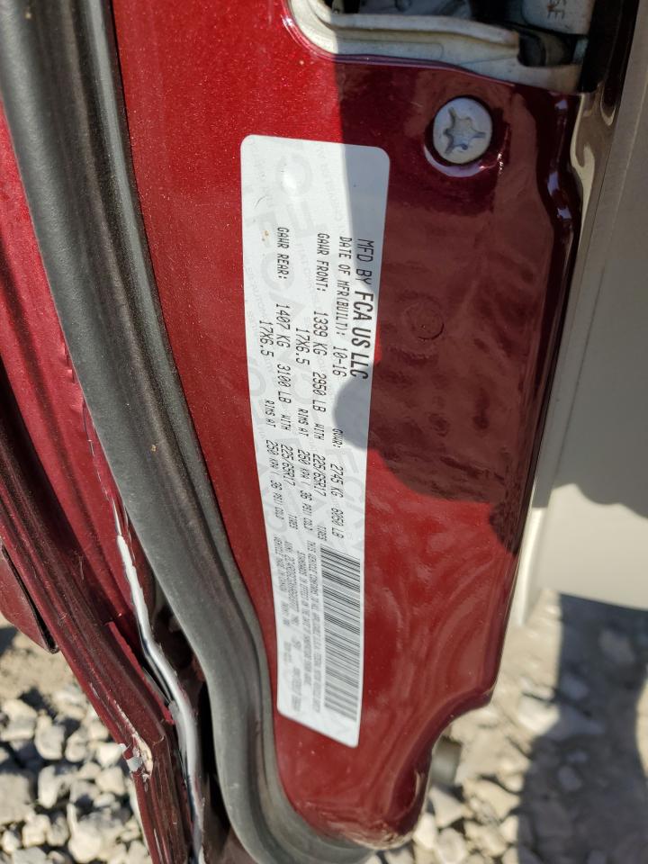 2017 Dodge Grand Caravan Sxt VIN: 2C4RDGCGXHR603777 Lot: 92369465