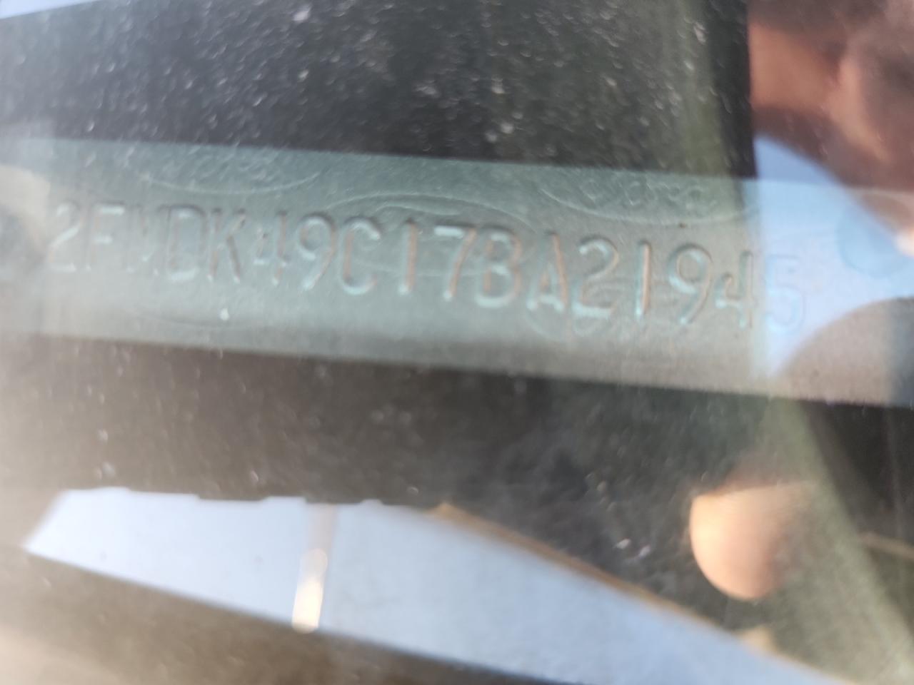 2007 Ford Edge Sel Plus VIN: 2FMDK49C17BA21945 Lot: 93029115