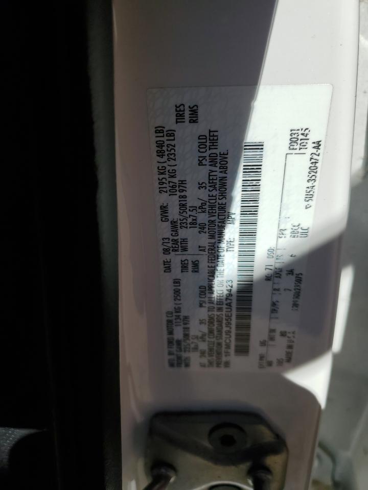 2014 Ford Escape Titanium VIN: 1FMCU9J95EUA79423 Lot: 91262365